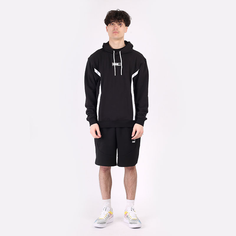 мужская черная толстовка PUMA Court Side Hoodie 53032603 - цена, описание, фото 6